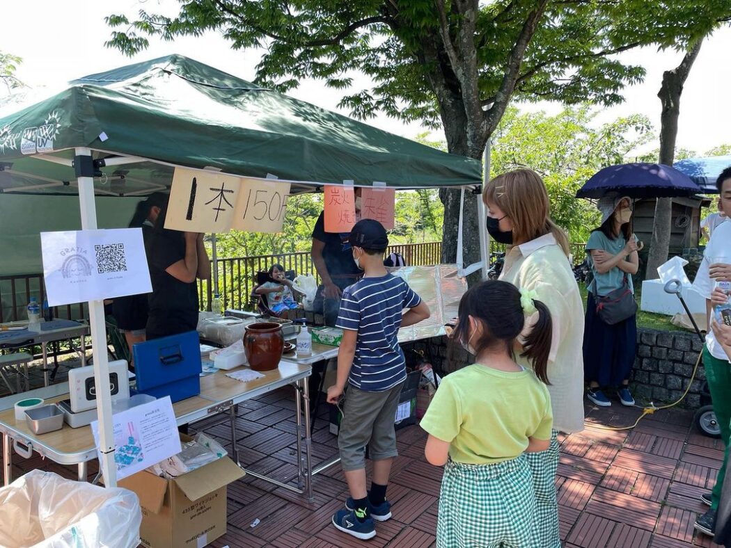 gratia festivalでのお店の様子